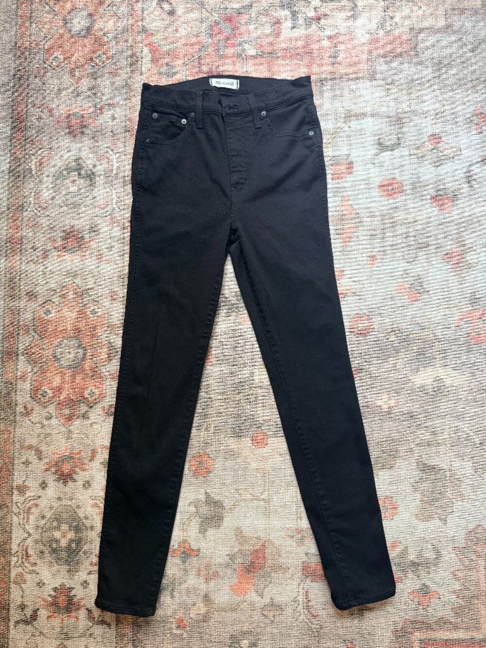 Black Madewell 10" High Rise Skinny Jeans